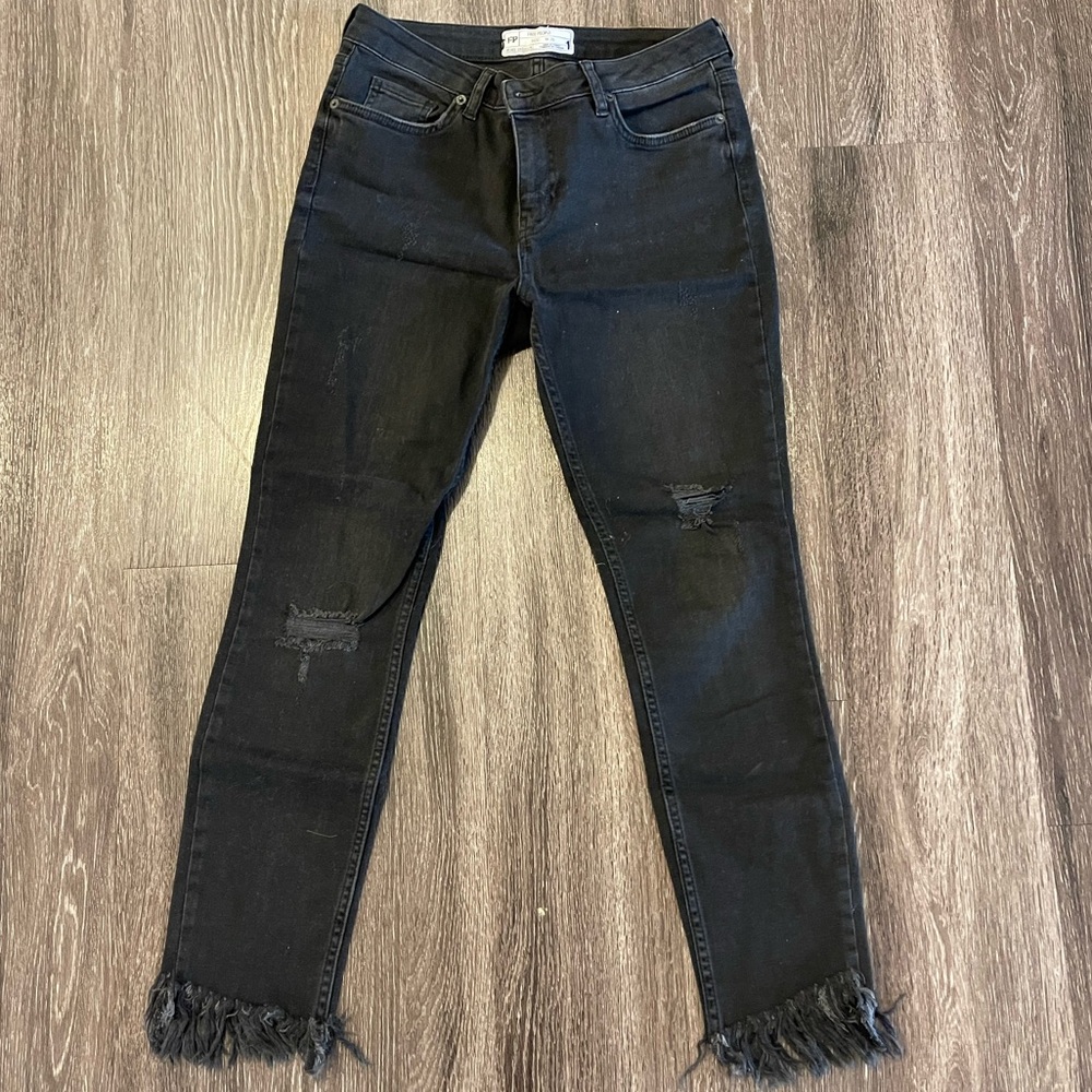 Free people distressed jean